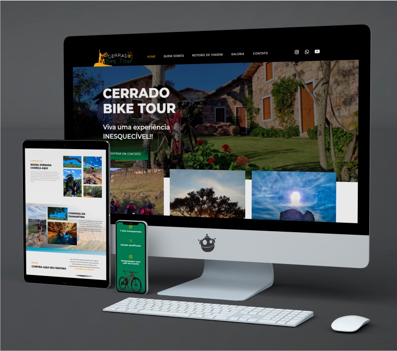 site institucional cerrado bike tour